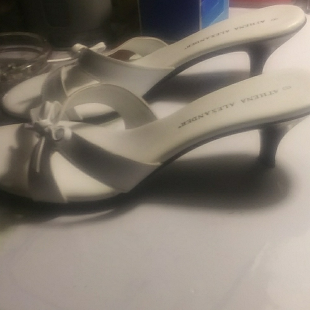 White Prima Sandals - Picture 2 of 2